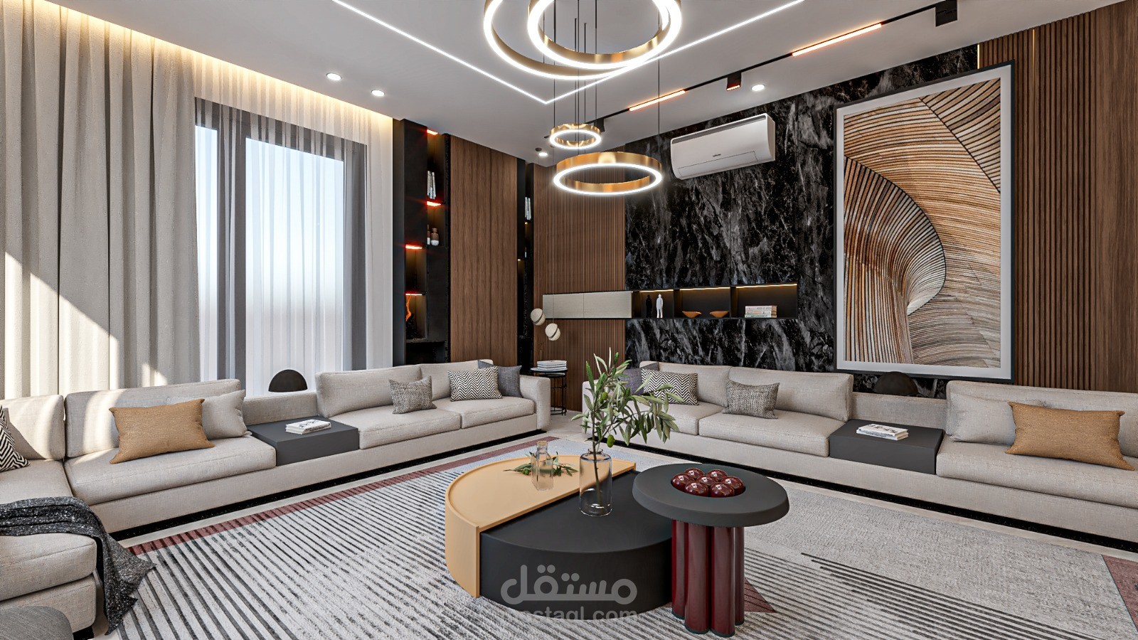 تصميم صالة المعيشة