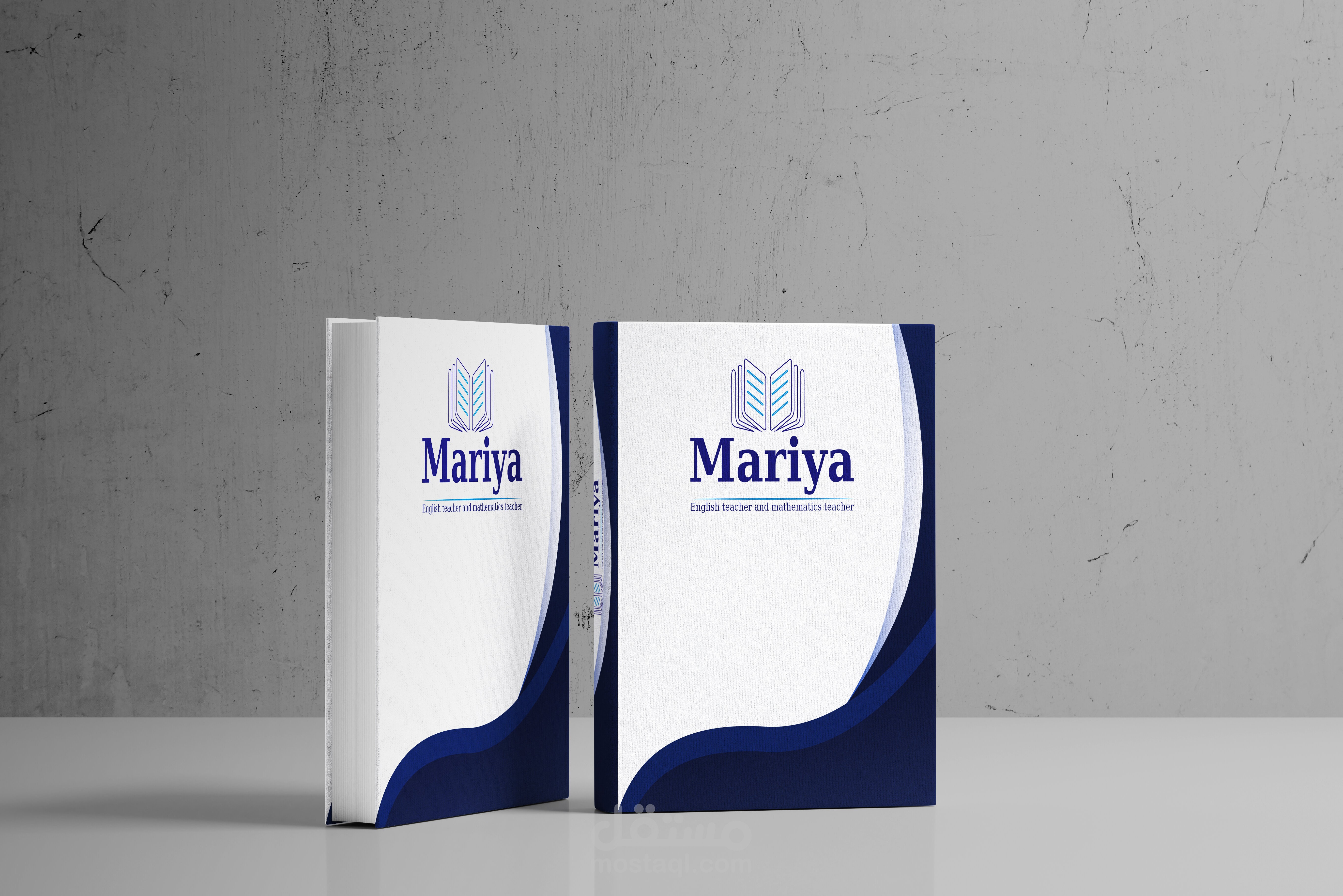 تصميم شعار احترافي+ موك اب - mockup design professional logo