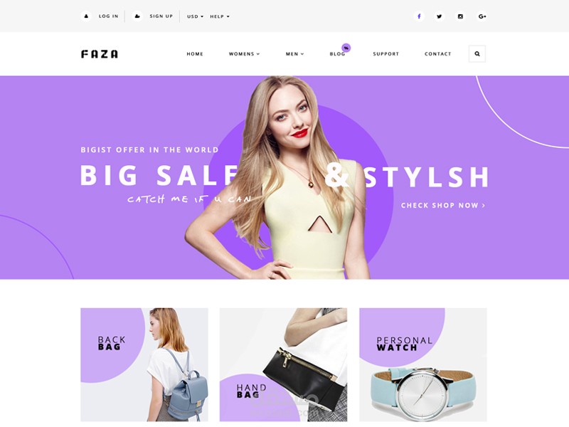 Faza slider with amanda