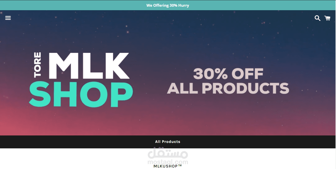 تصميم متجر إحترافيshopify