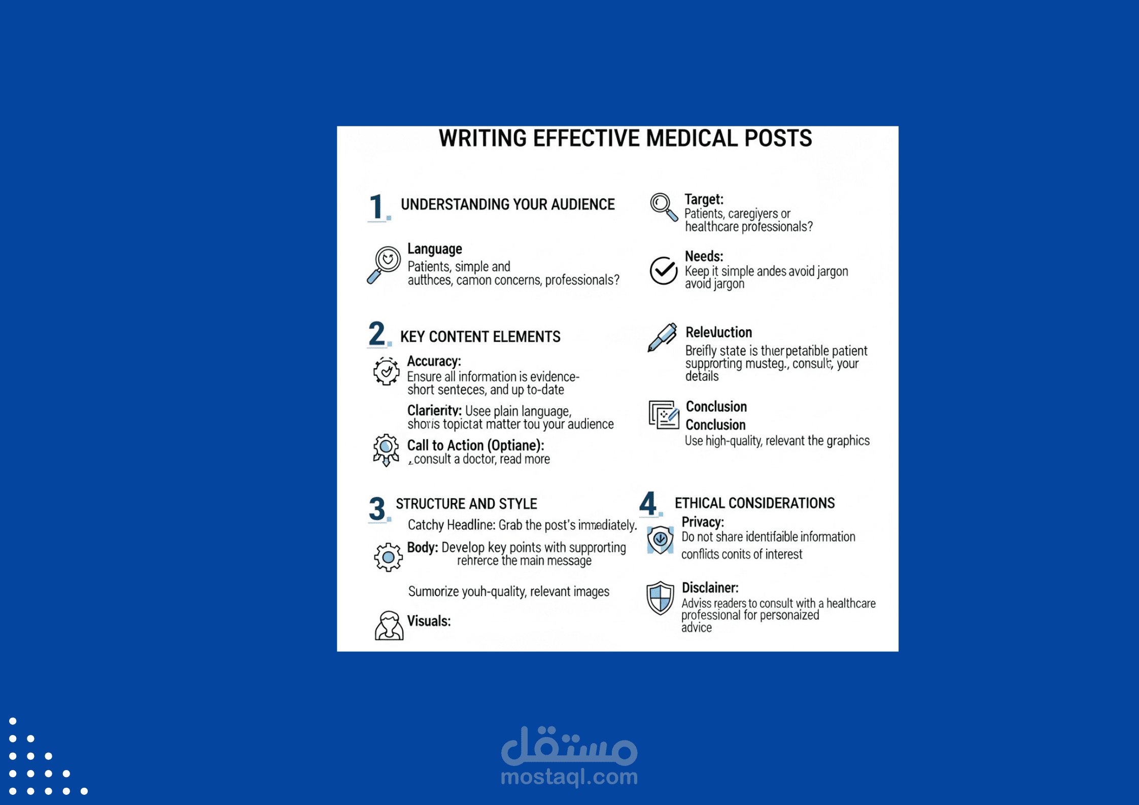 كتابة مقالات طبية باللغة العربية واللغة الانجليزية