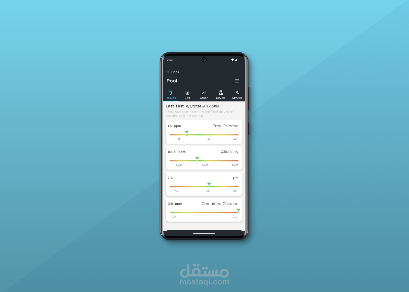 Amano Pro App: (صيانة حمامات السباحة والمنتجعات الصحية التجارية تلقائيًا)