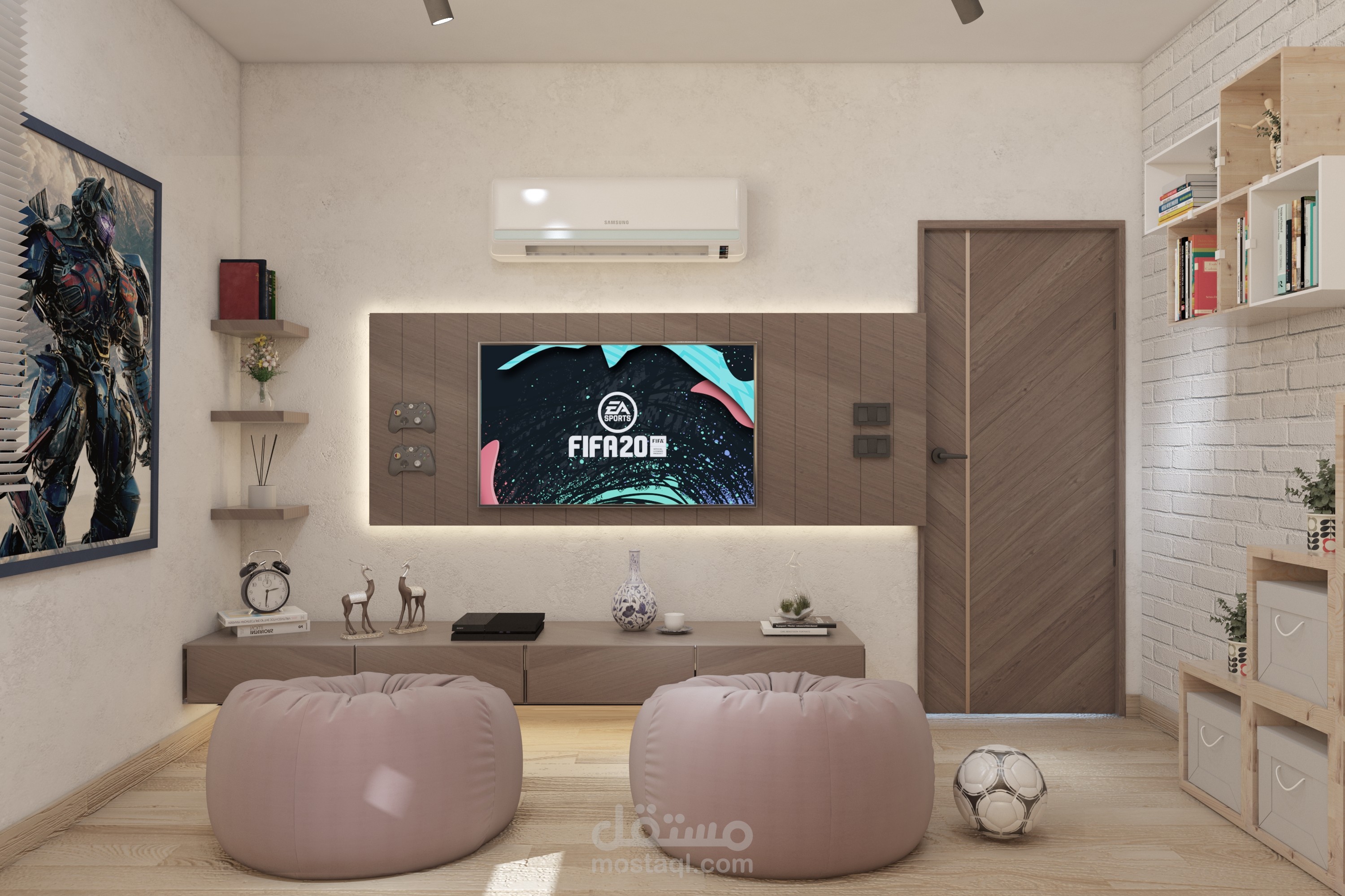 تصميم غرفة للاطفال بأكتور - مصر