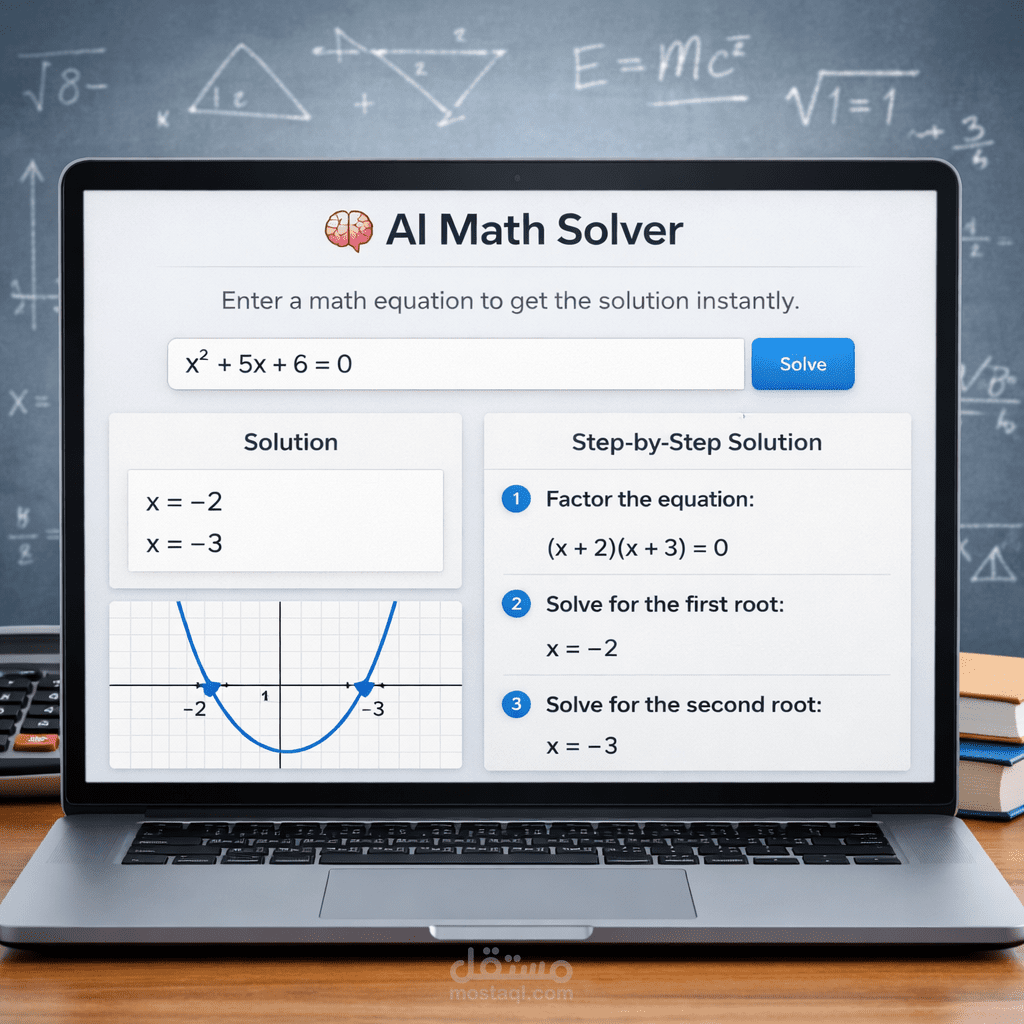 تطوير تطبيق ذكاء اصطناعي لحل المسائل الرياضية باستخدام Streamlit و Ollama