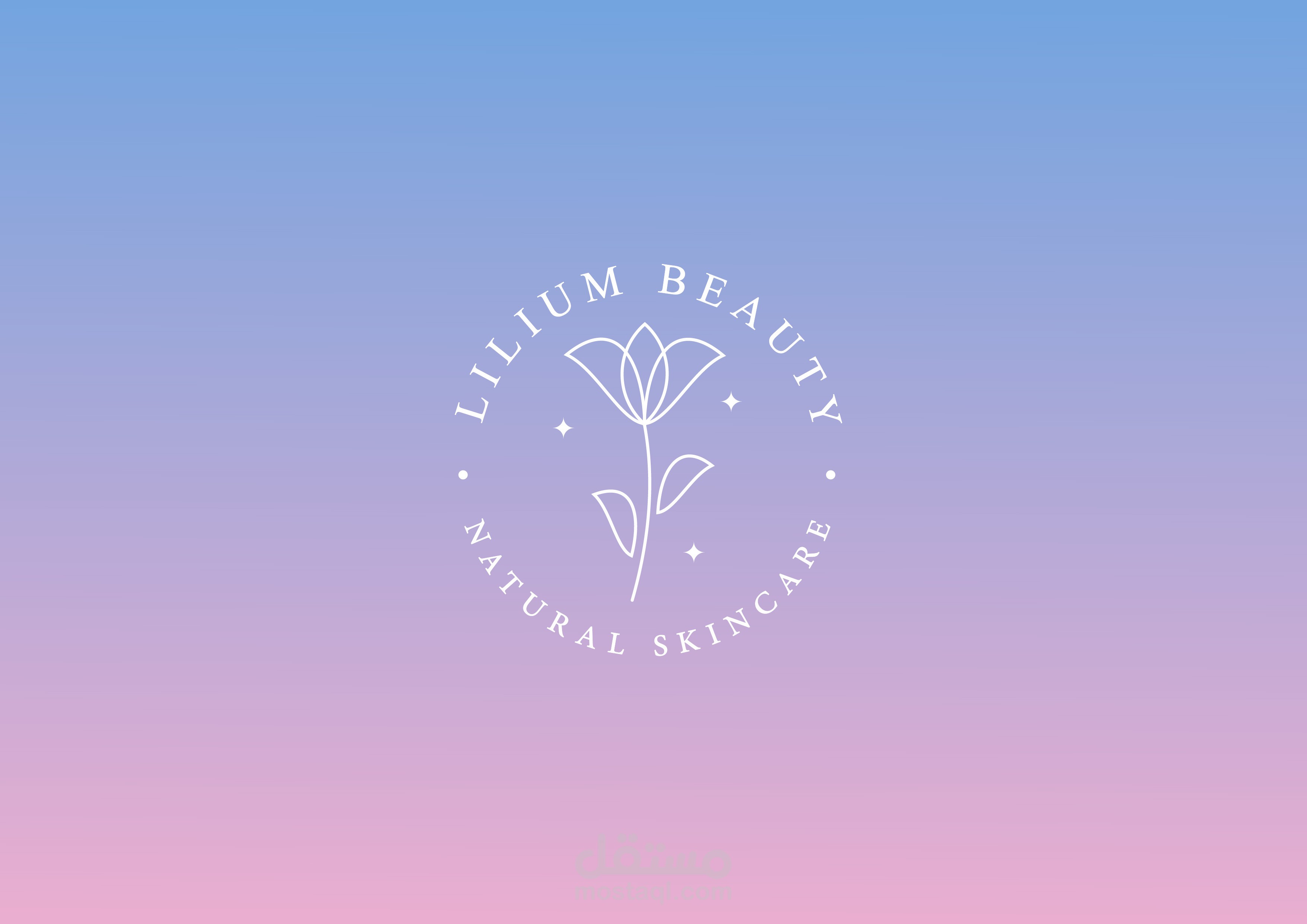 لوجو وهوية بصرية لشركة منتجات عناية بالبشرة