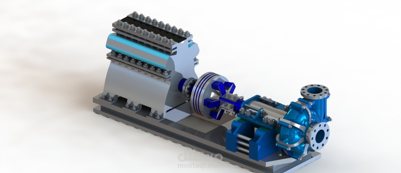 تصميم الالات الهيدروليكيه بدقه عاليه وعمل محاكاه لها