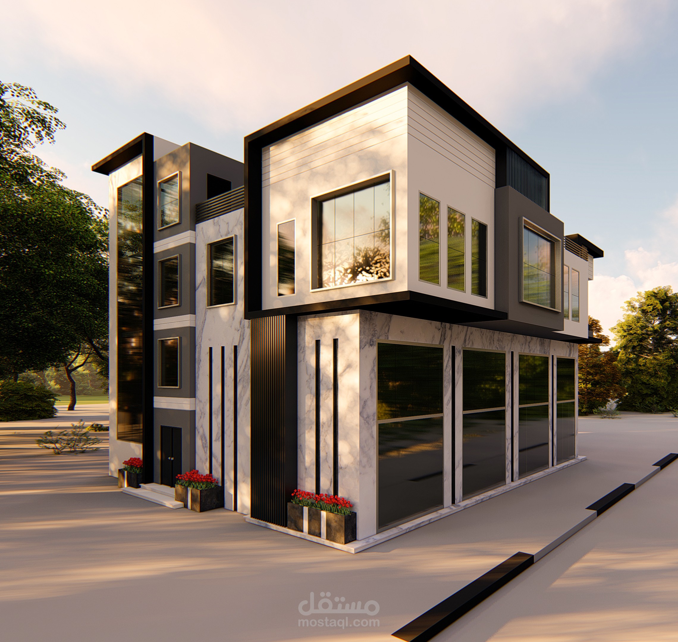 بيت سكني مودرن