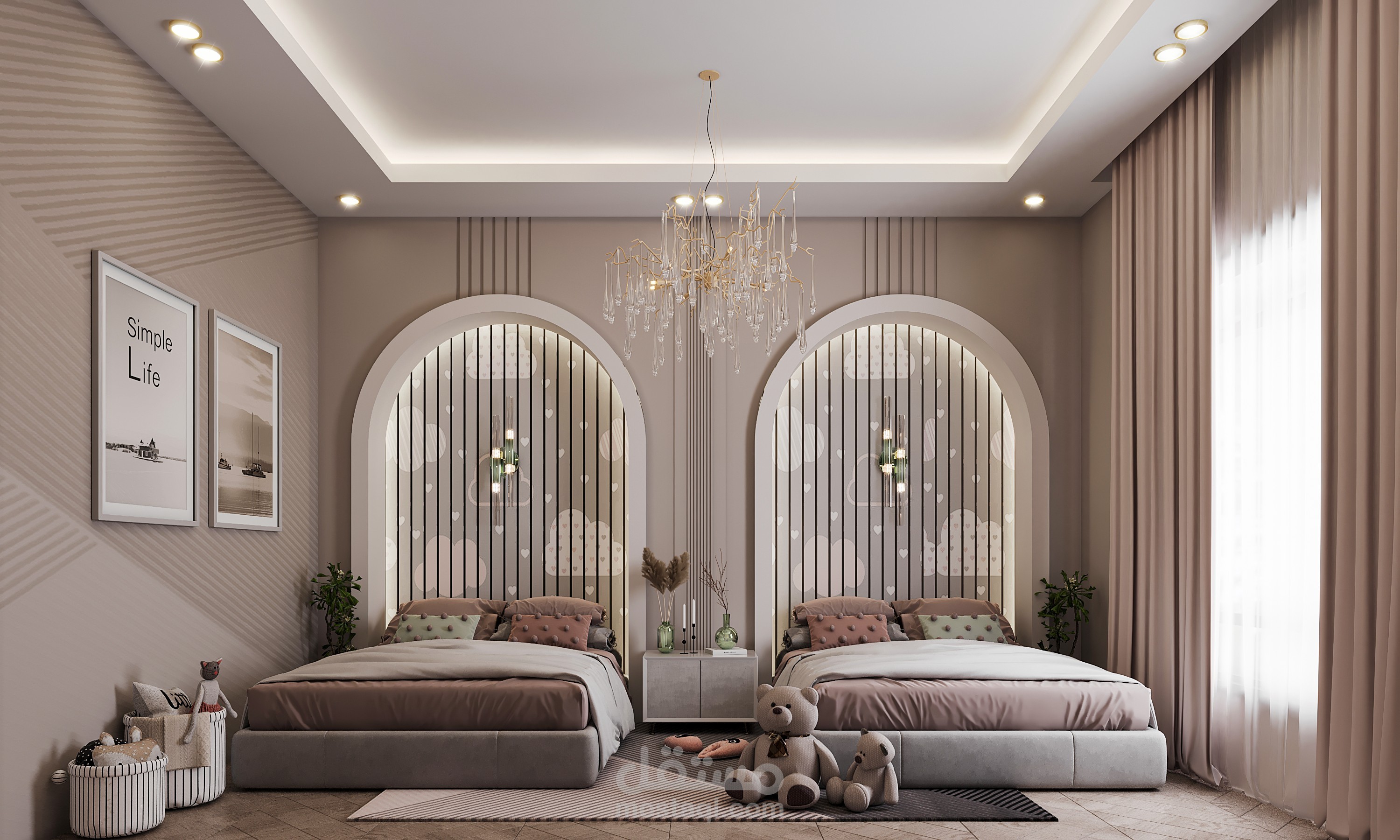 Modern Girls Bedroom