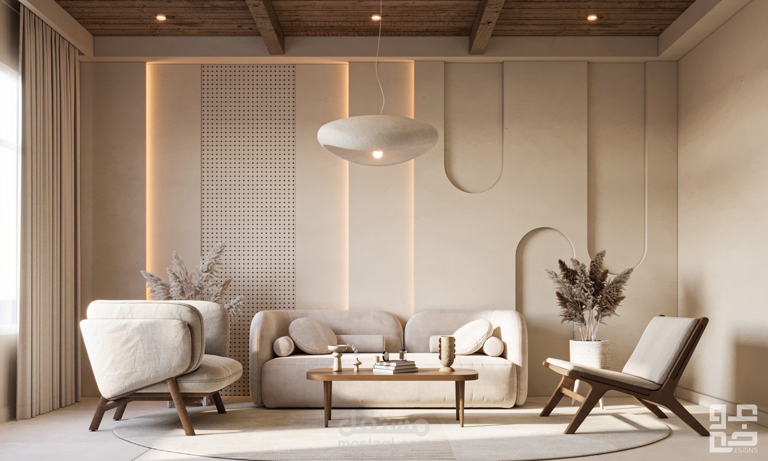 تصميم عصري لـ ستايل Wabi Sabi