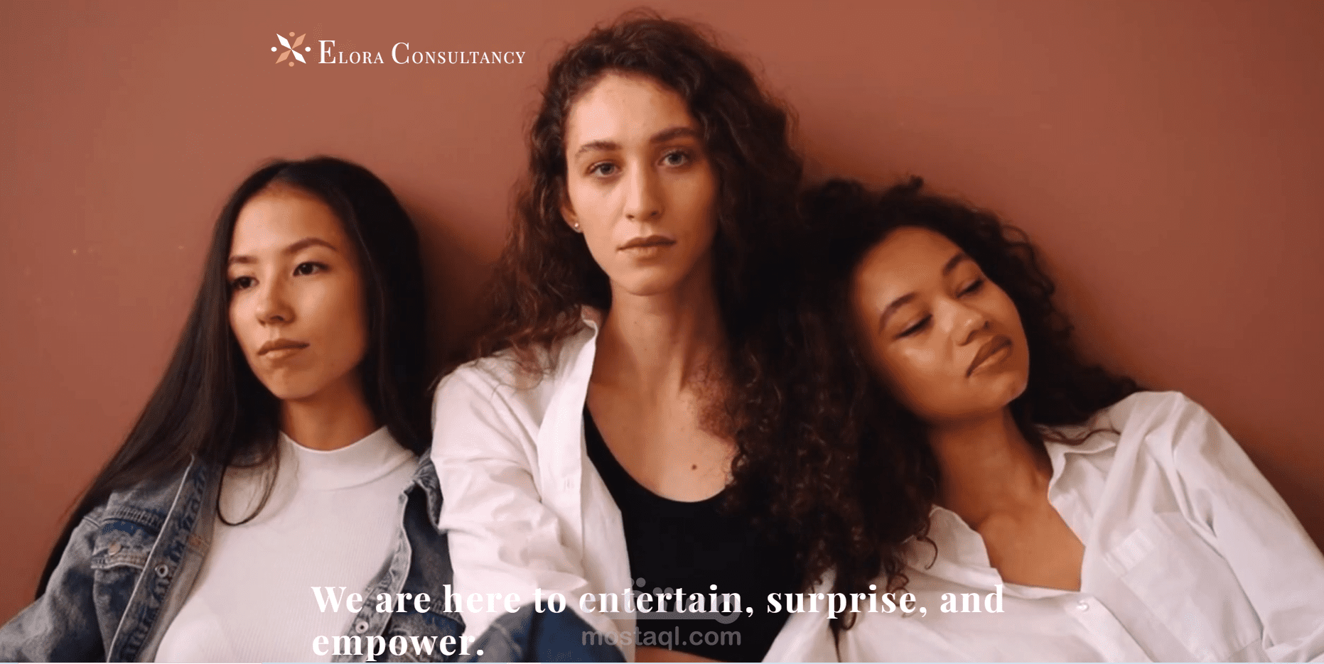 صفحة هبوط لشركة رئيسية - elora consultancy - تركيا