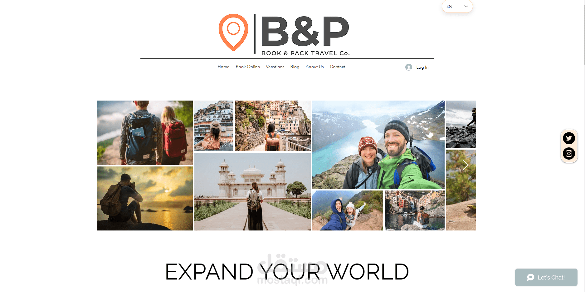 موقع بوك اند باك  حجز رحلات سياحية - الكويت