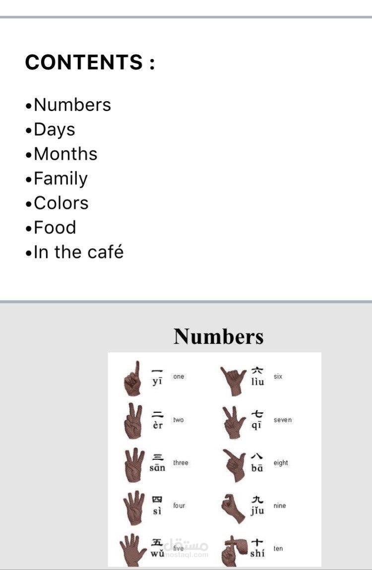 اهم الكلمات الأساسيه في اللغة الصينية Here is a great start