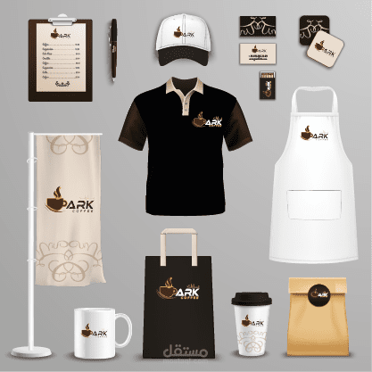 هوية بصرية بارك كافيه