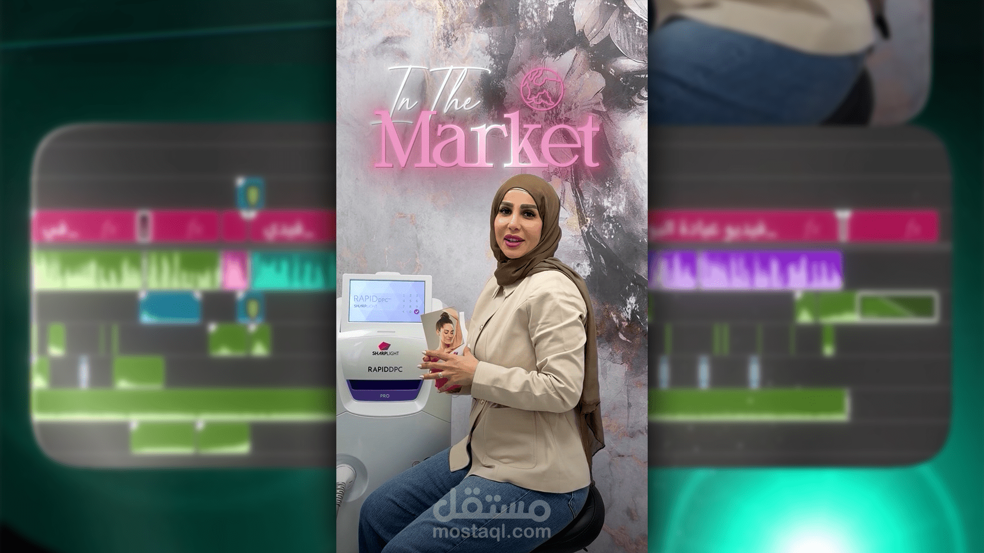 مونتاج فيديو "جهاز شارب لايت" | عيادة تجميل