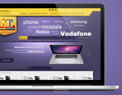  قالب مصطفى فون قالب تعريفي ووردبريس