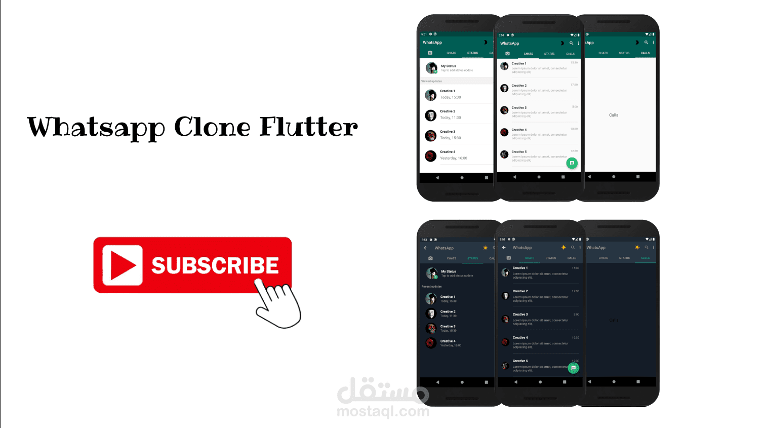 Whatsapp Clone Flutter UI