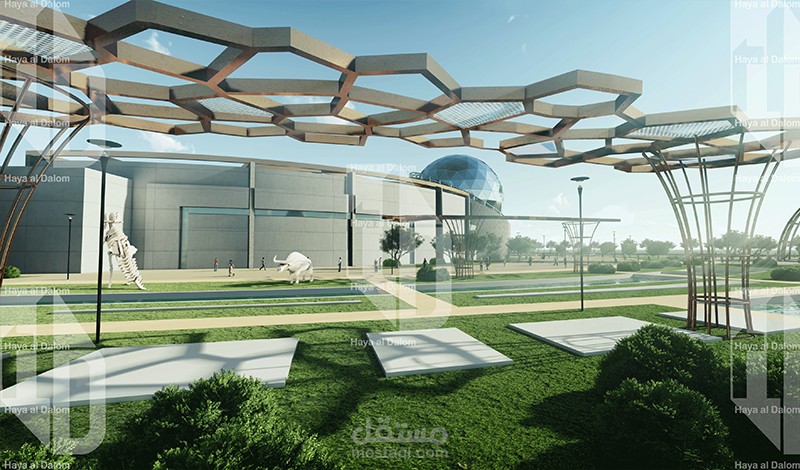 تصميم معماري ثلاثي الأبعاد 3D خارجي وداخلي