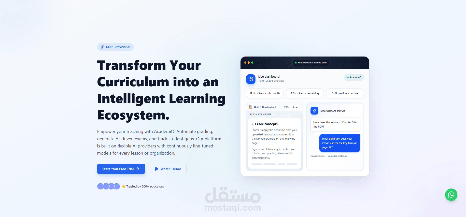 AcademiQ — AI-Powered Academic Platform