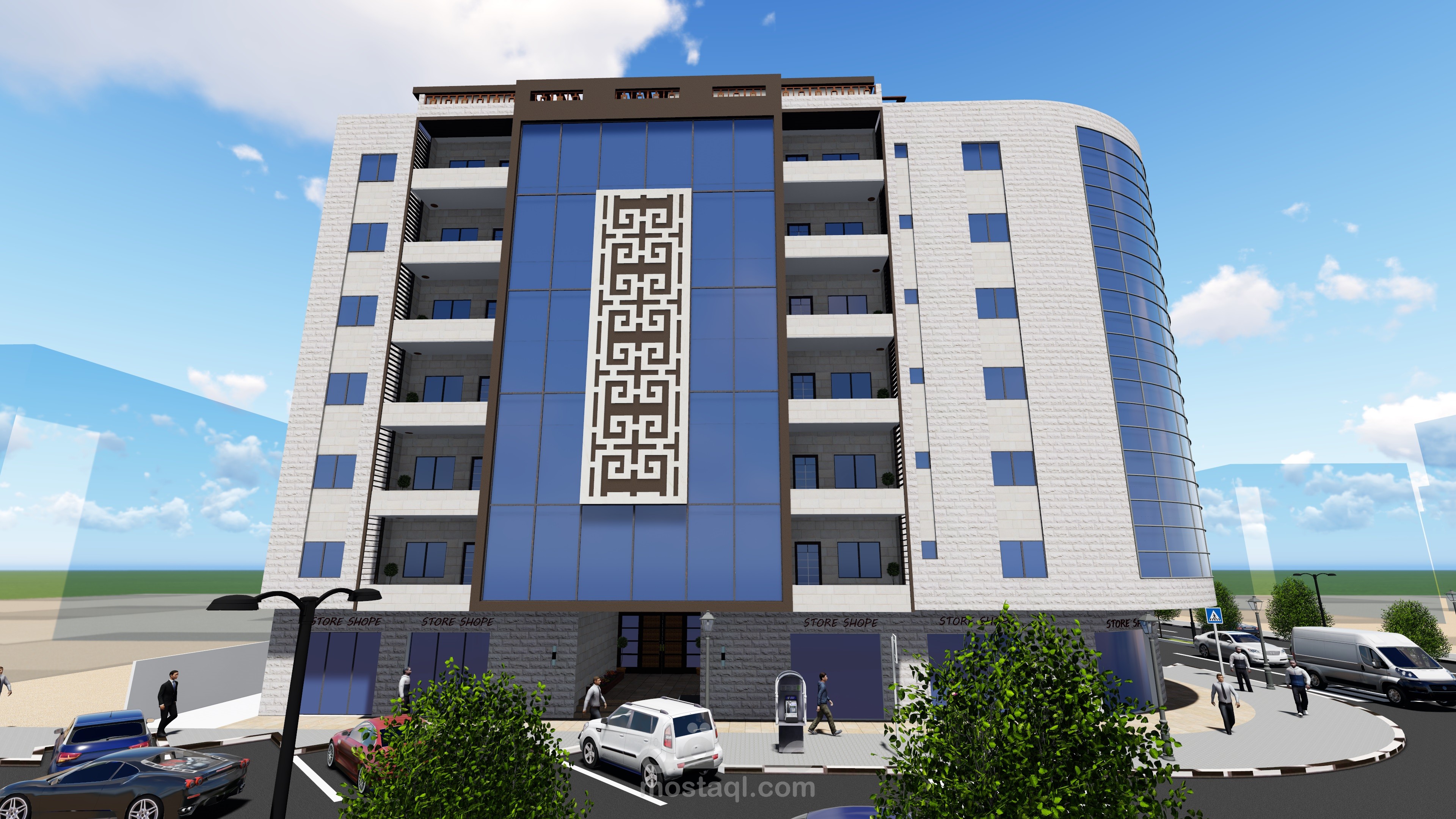 تصميم عمارة سكنية