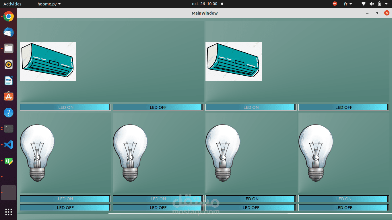 التحكم باللامبات و المكيفات