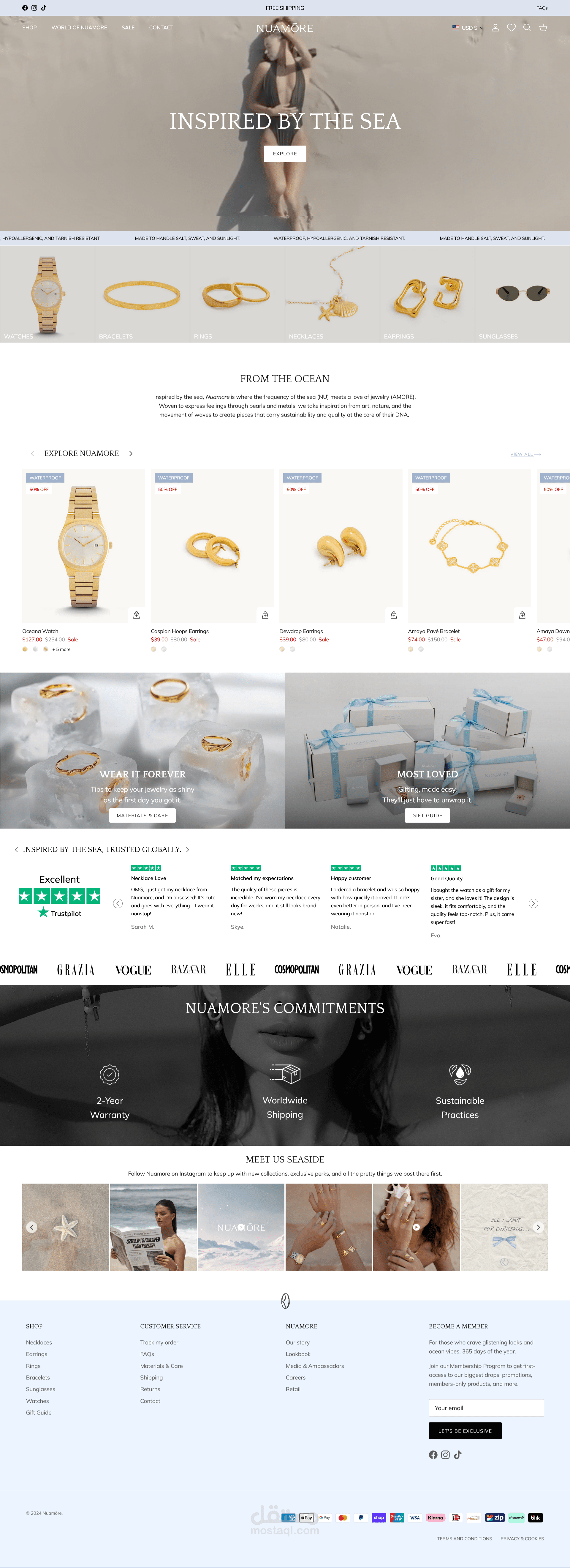 مشروع إعادة تصميم متجر Shopify