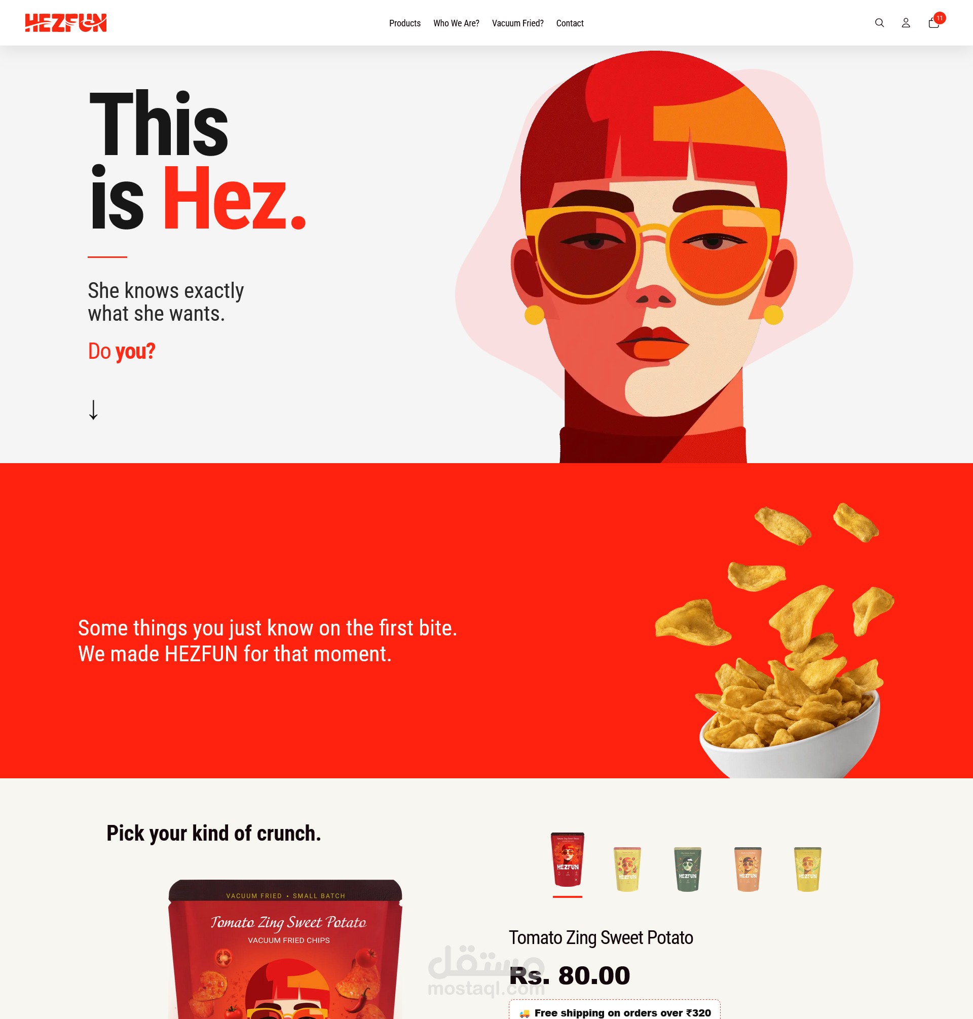 Shopify Store Redesign hezfun.com
