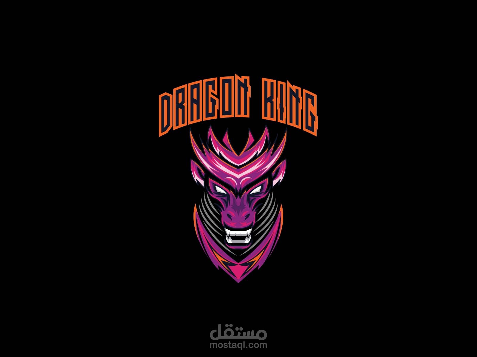 DRAGON MASCOT LOGO