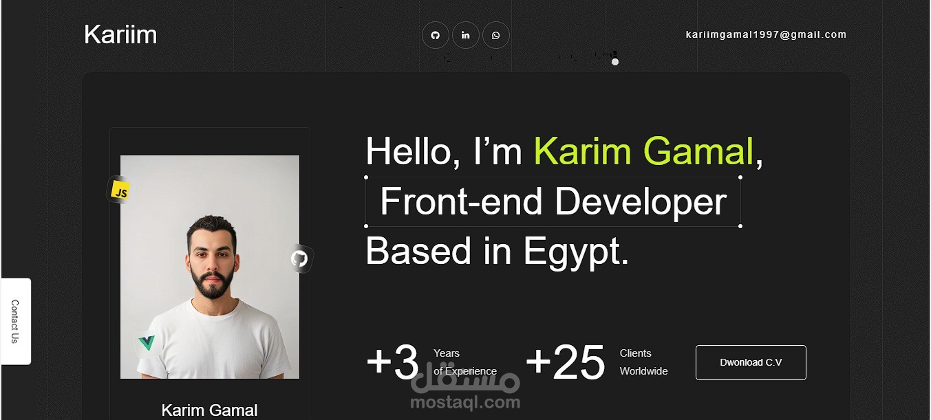 "Kariim" هو عبارة عن موقعي الخاص الذي يشمل أعمالي المتميزة