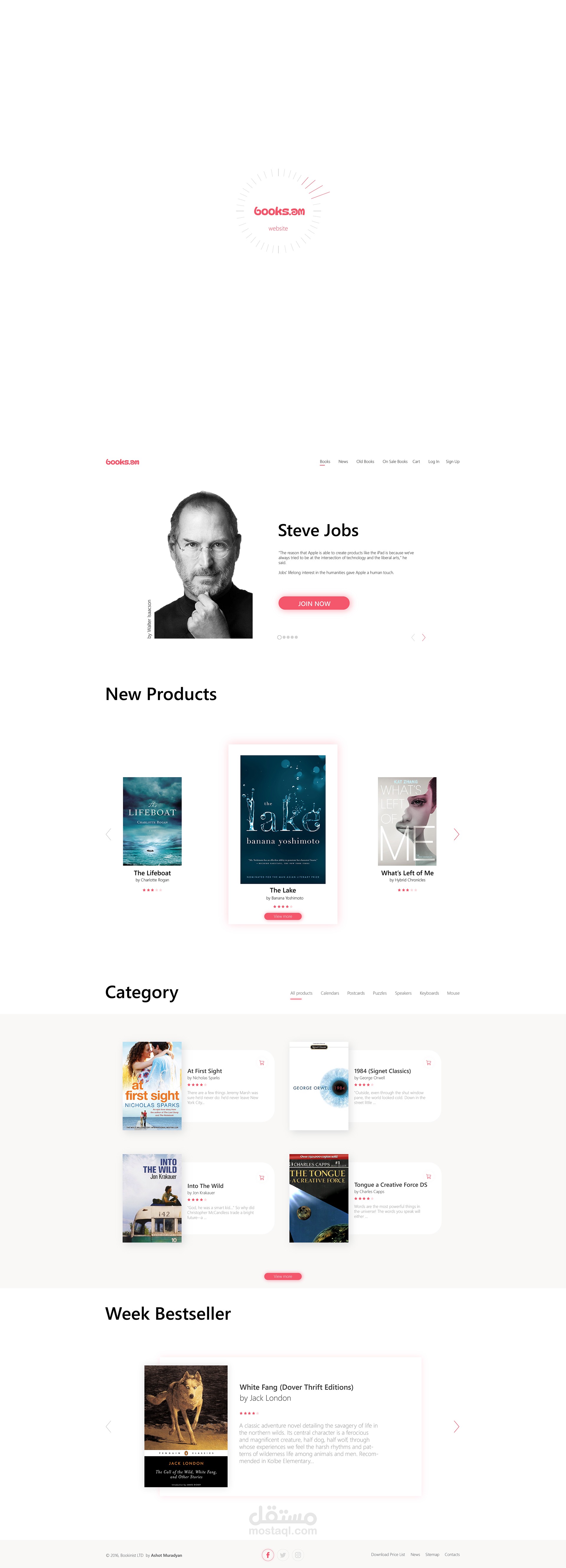 Books.am Website Design