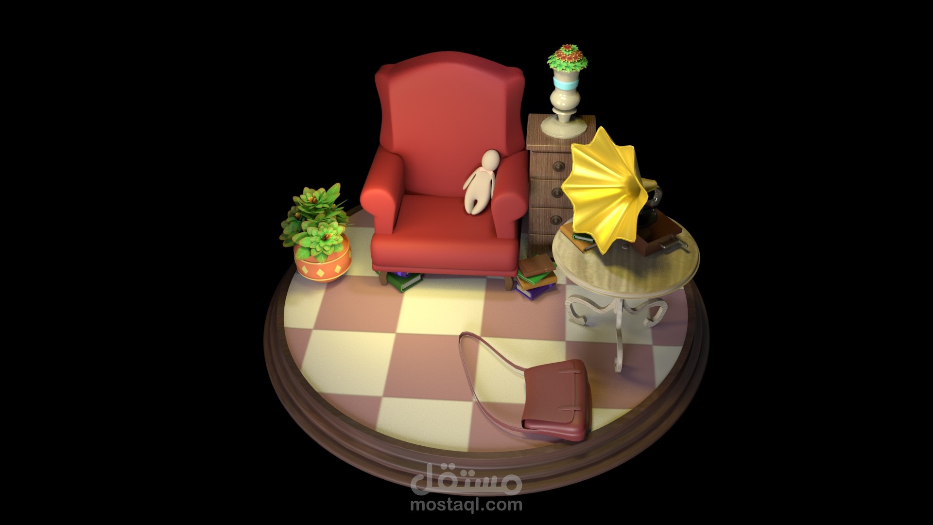 تصميم بيئة ثلاثية الأبعاد