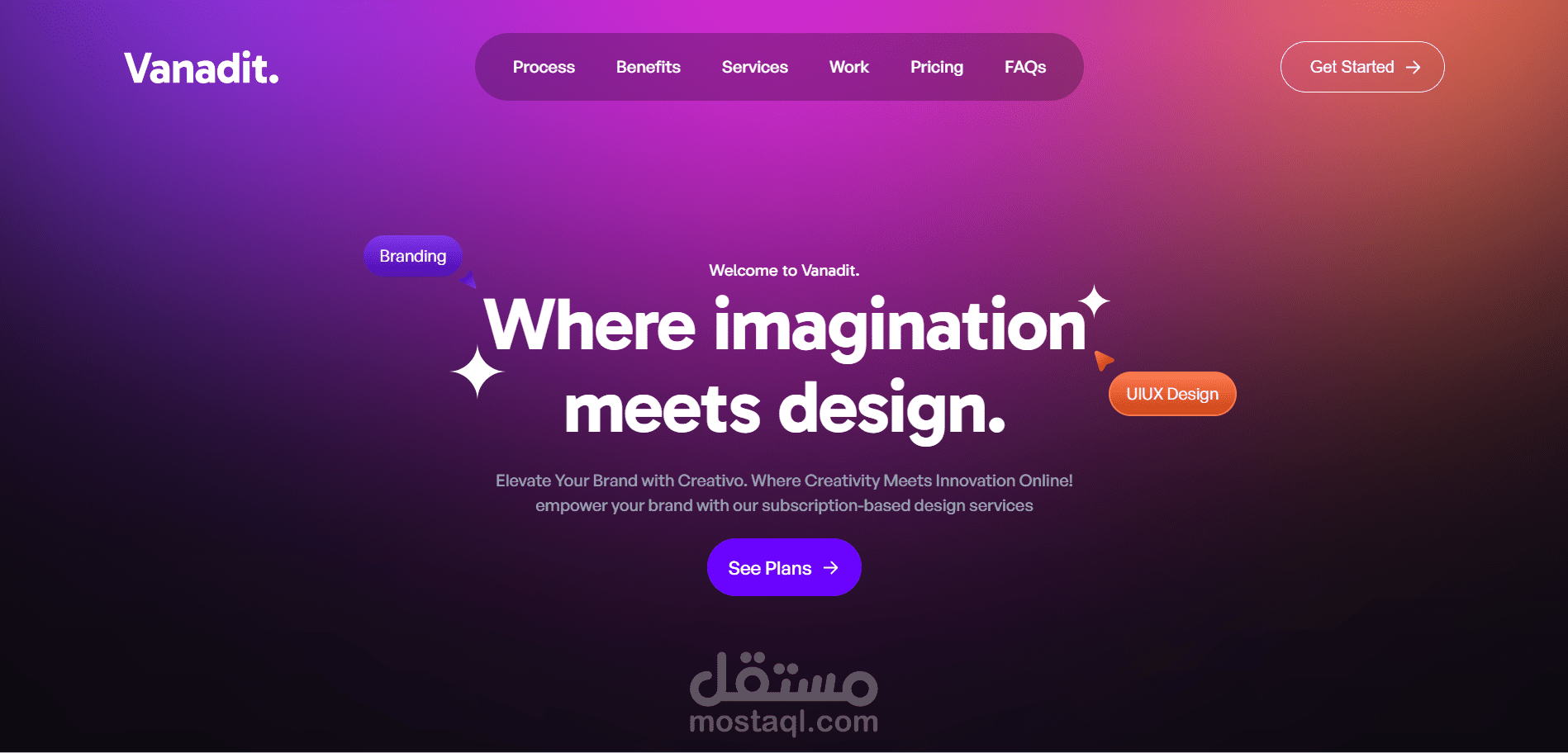 تحويل قالب figma عبارة عن landing page إلى صفحة ويب بإستعمال html , css , javascript