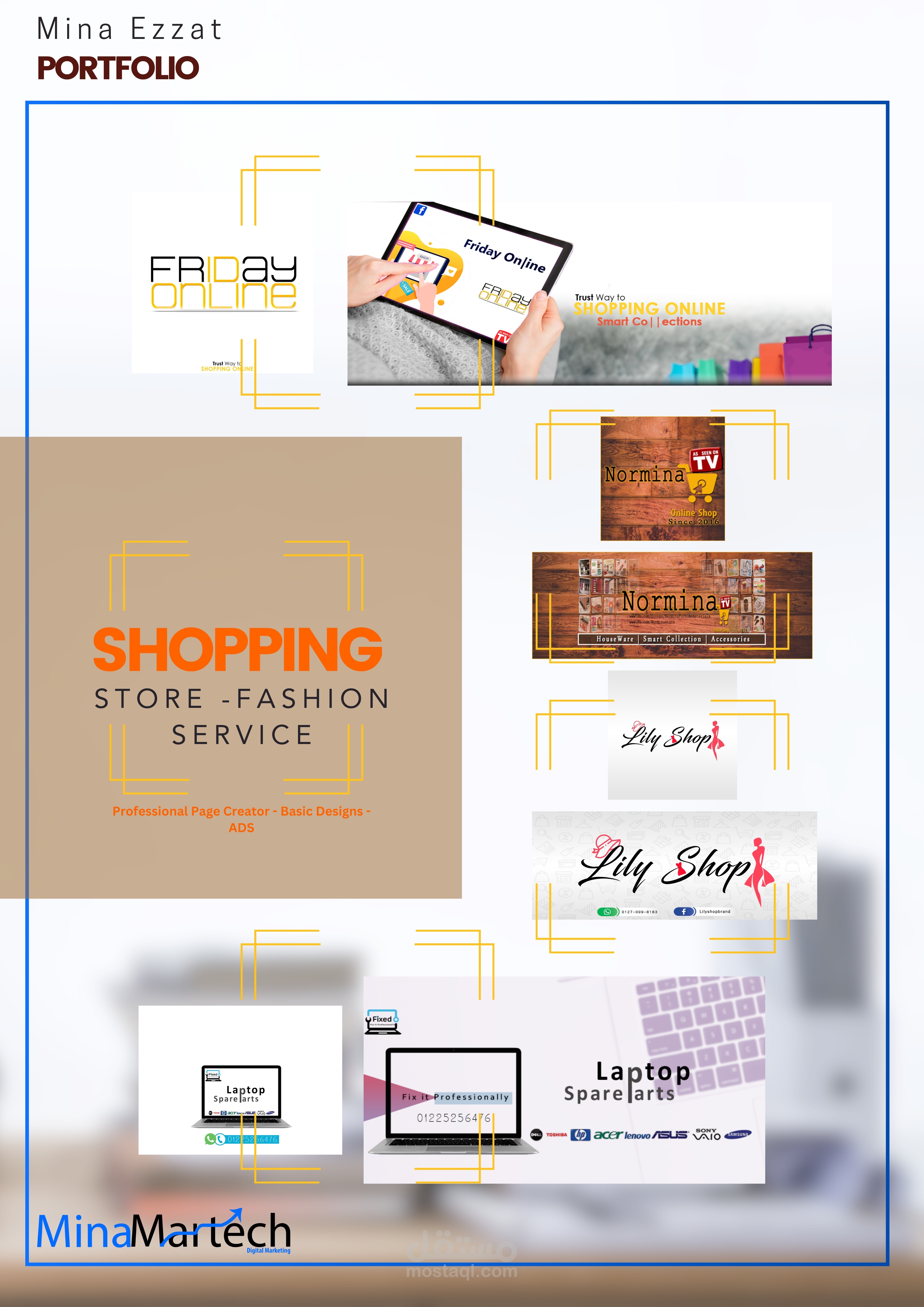 Shopping Pages Social Media -Basic