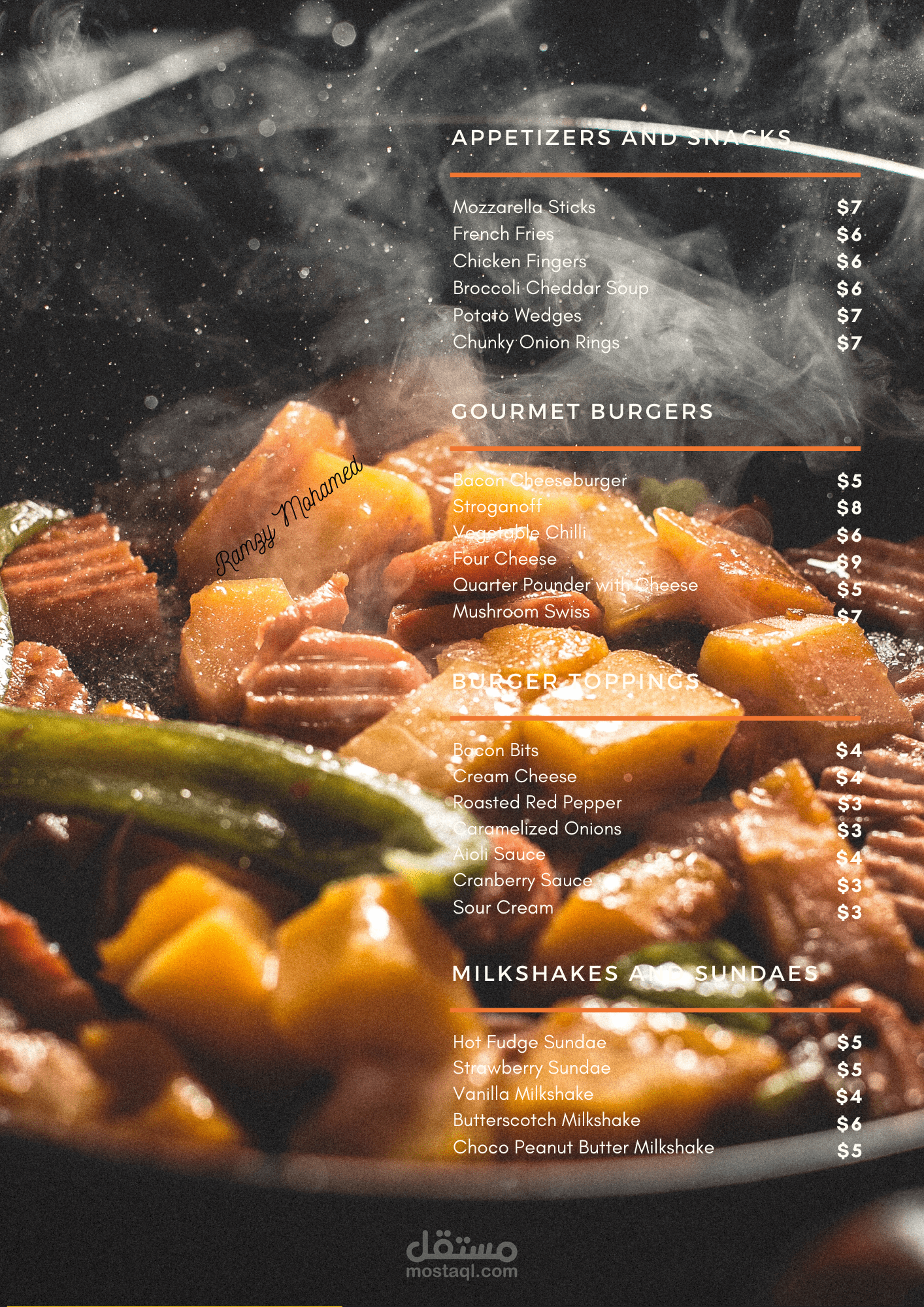 Cover For restaurant menu 2
