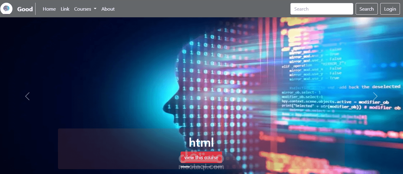 Bootstrap landing page