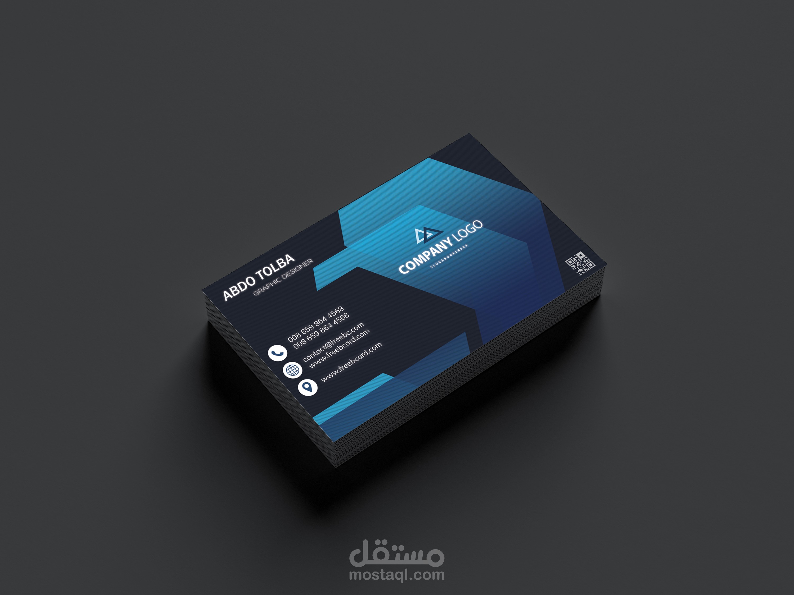 تصميم كارت شخصي