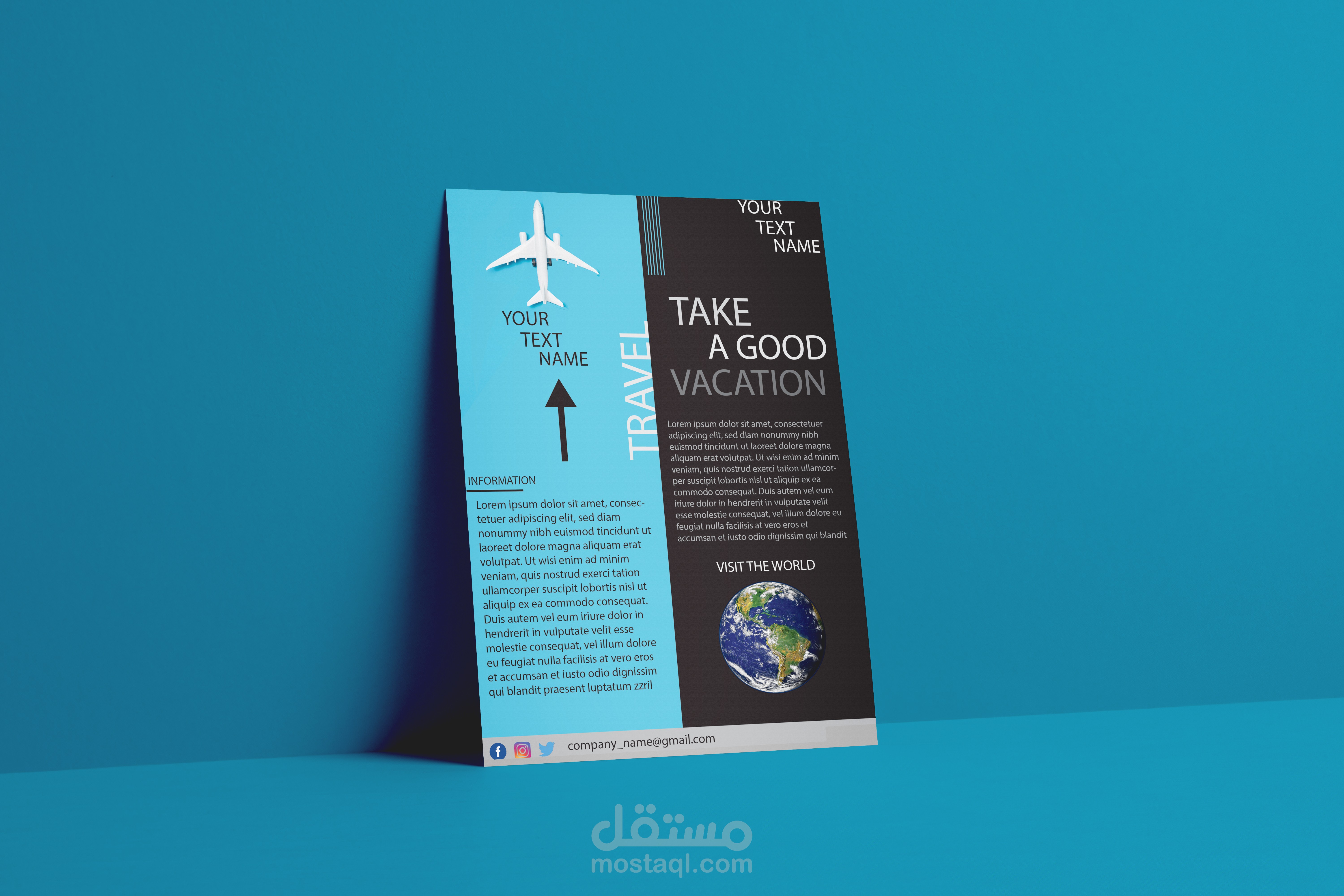 نشره اعلانيه    flyer design