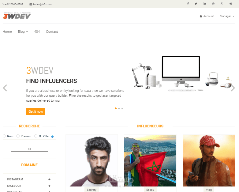 Influencer management with laravel/vuejs using DevOps(CI/CD)