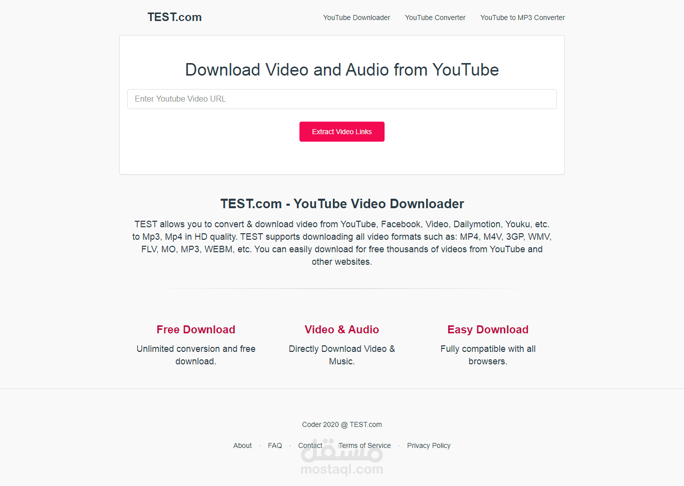 تحميل فيديوهات YouTube