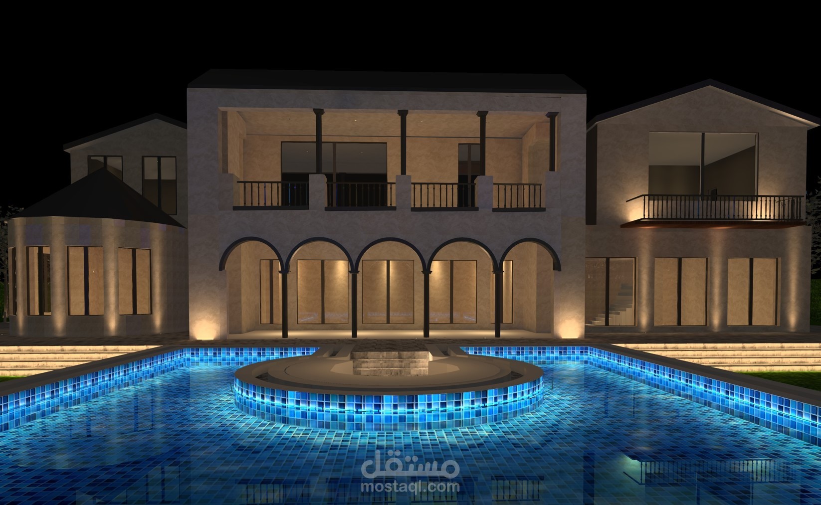 Private Villa Façade & Landscape Lighting Design