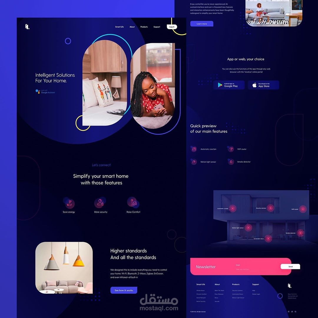 تصميم و برمجة موقع