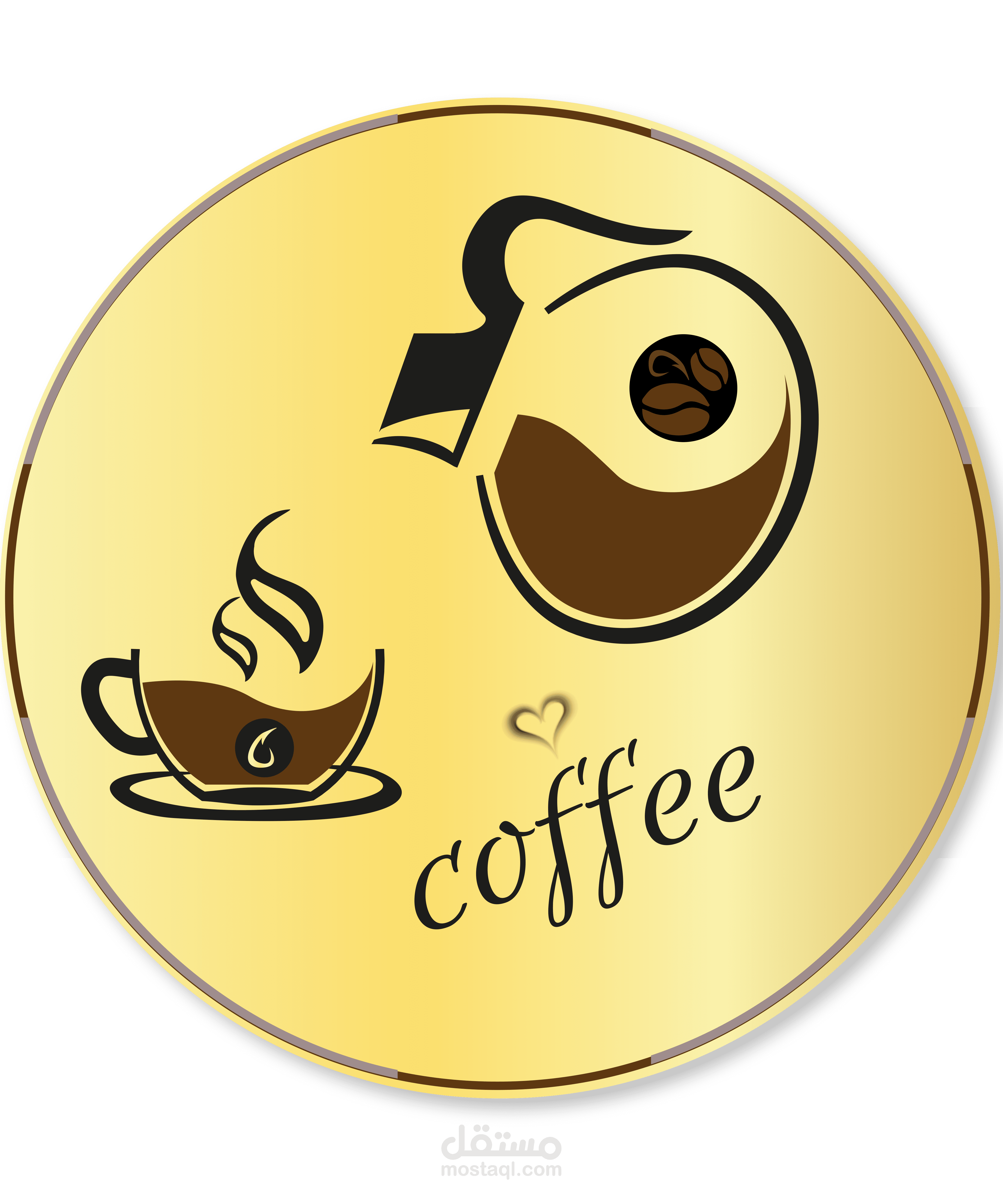 لوجو احترافي لمقهى