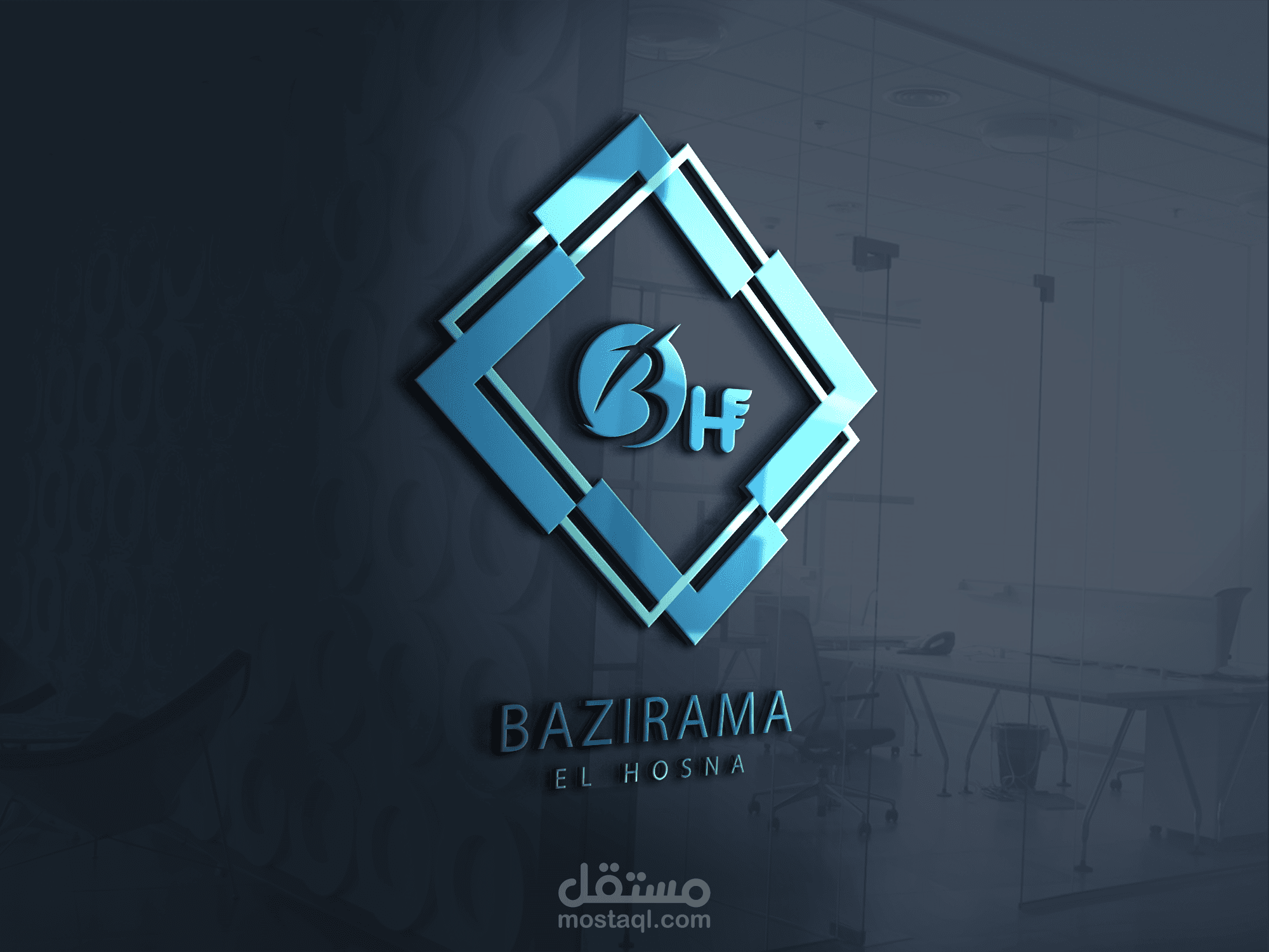 لوغو احترافي لشركة تصنيع رفوف معدنية