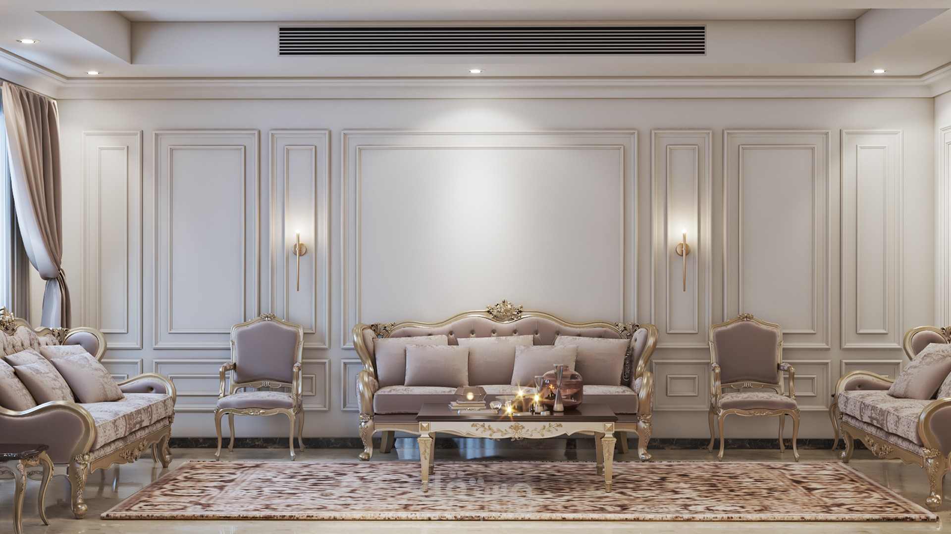 تصميم مجالس بطراز الكلاسيك