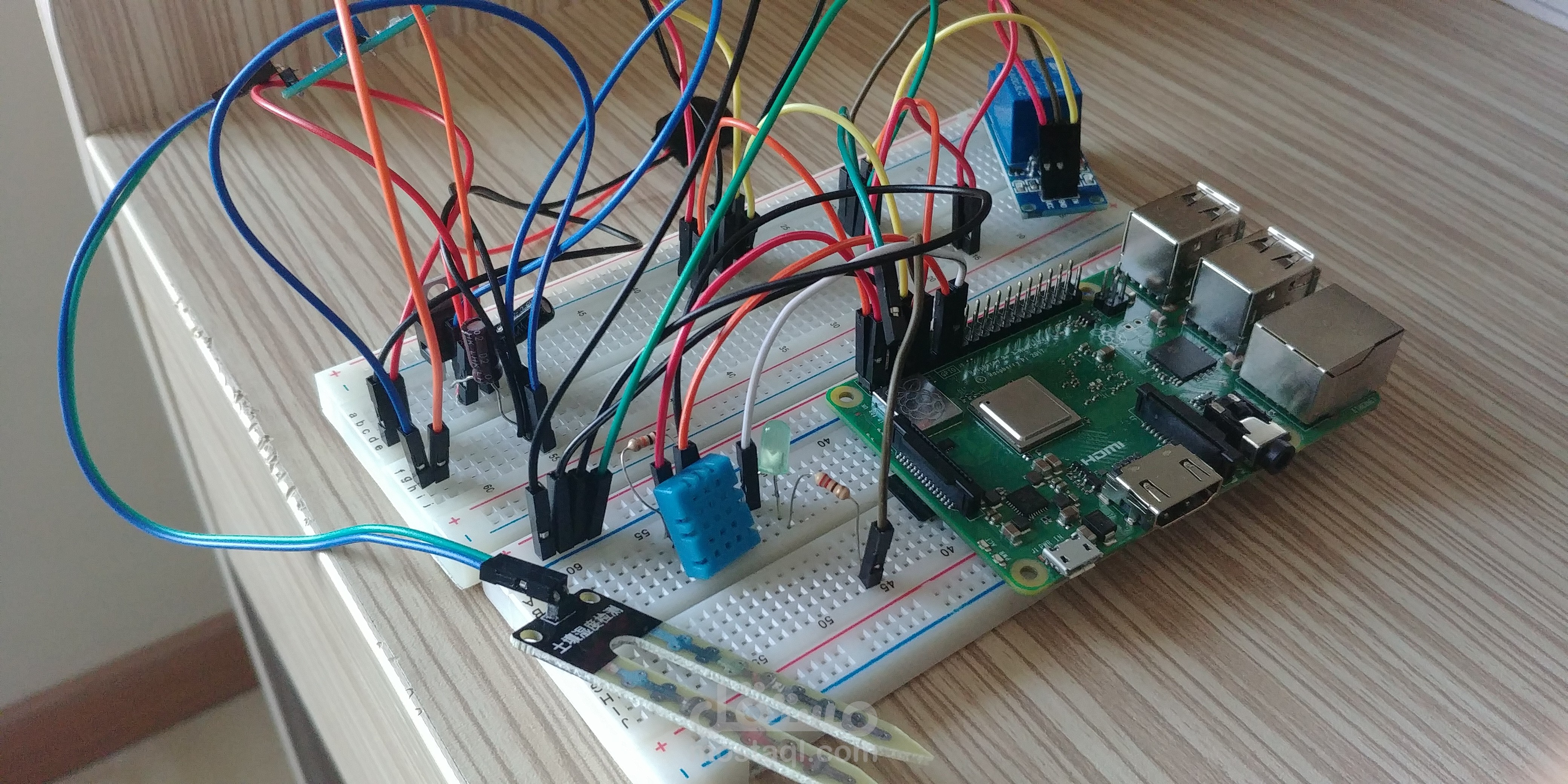 نظام ذكي للاعتناء بالنباتات باستخدام راسبري