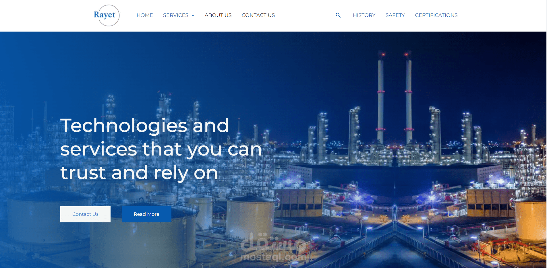 تصميم موقع خاص بشركه للاعمال