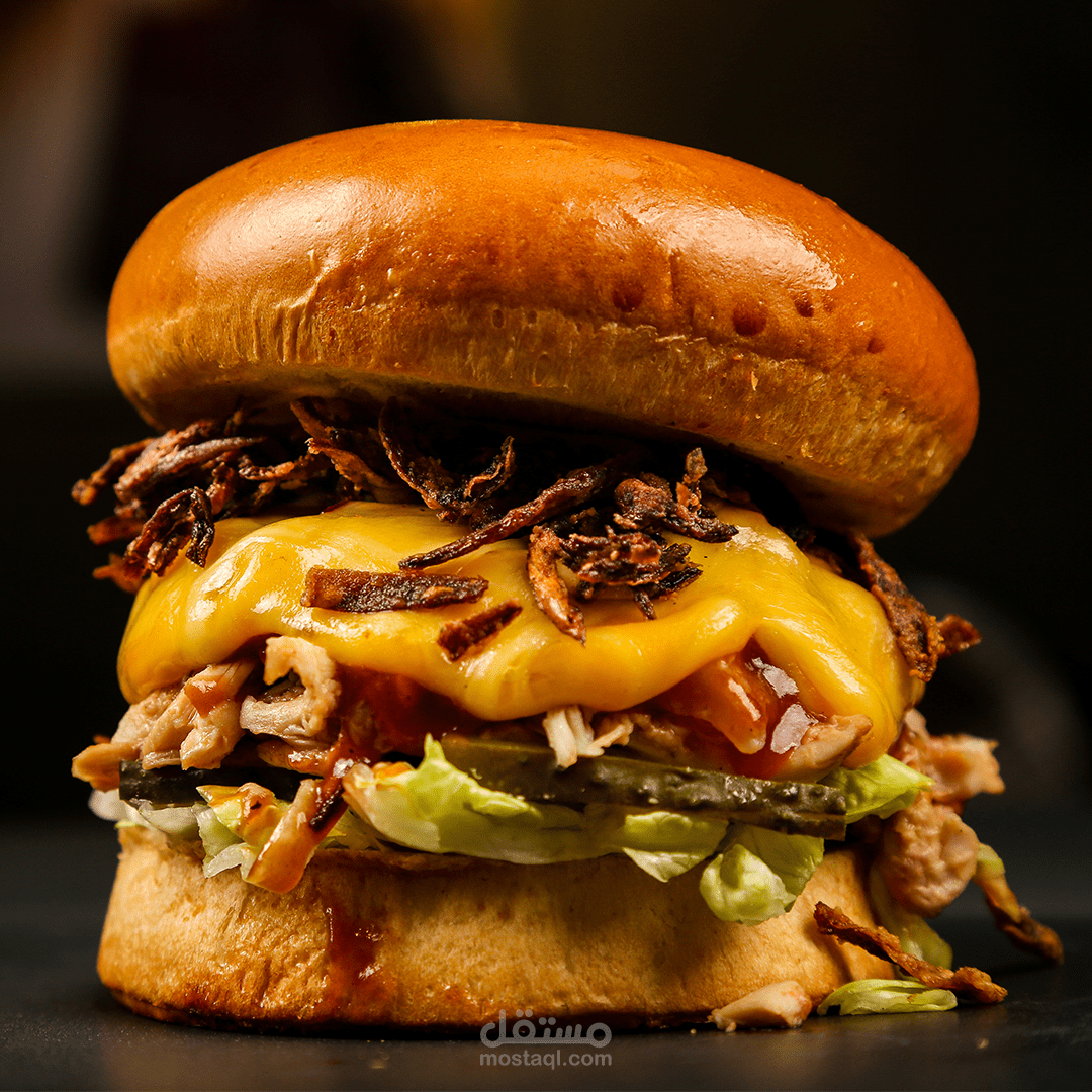 هوية بصرية لمطعم برغر