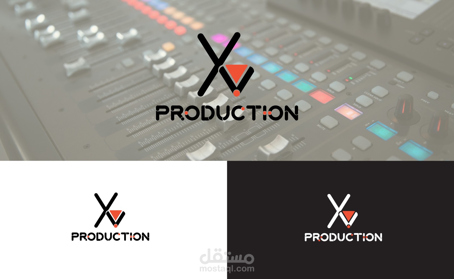 Xv Production Brand Identity