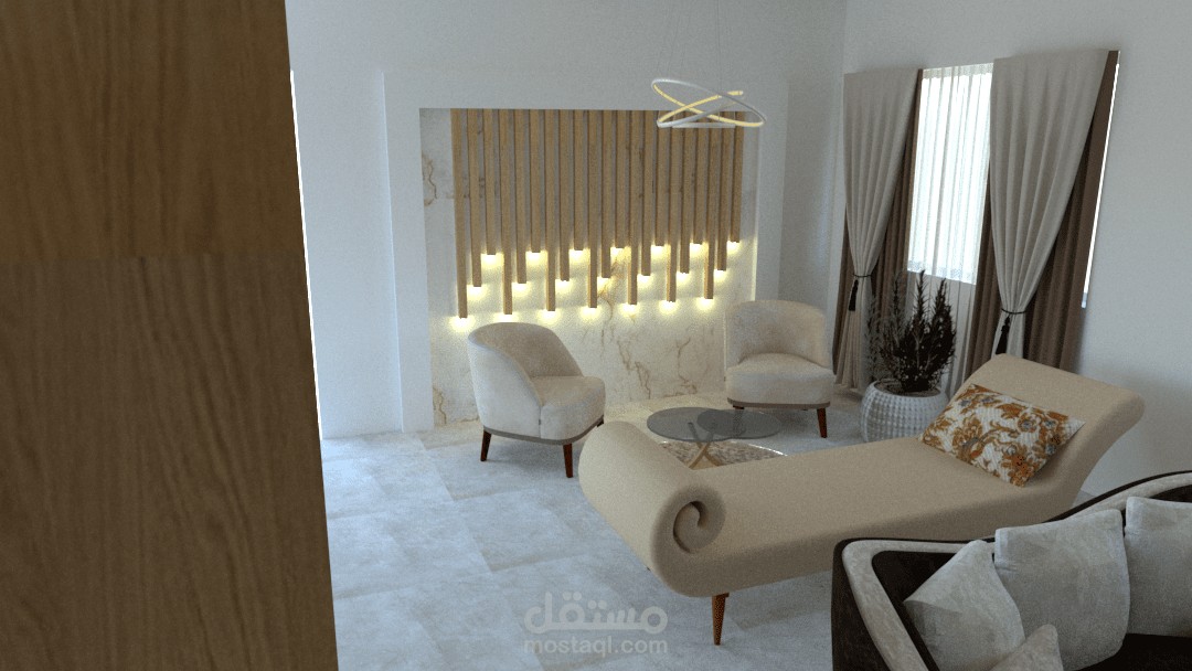 تصميم جلسة لفيلا في الإمارات