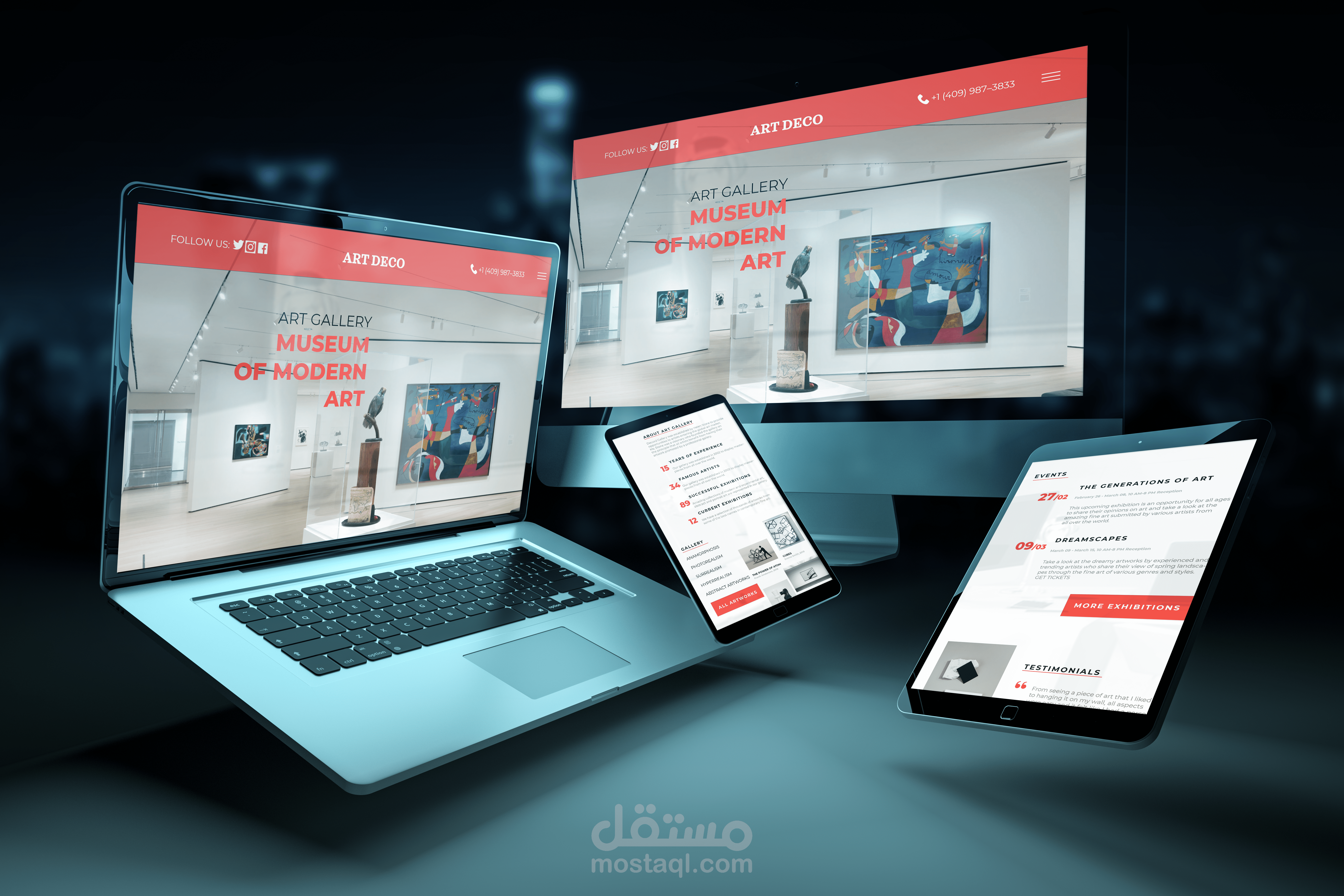 تصميم UI WEB