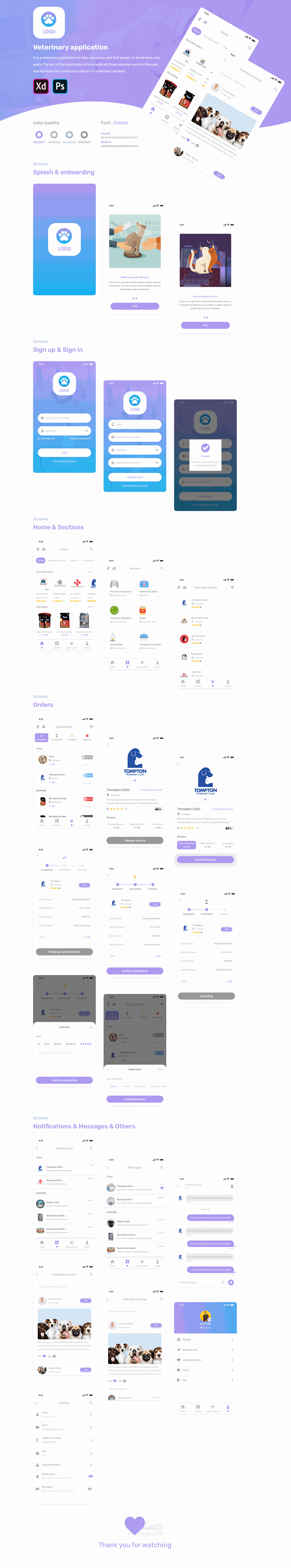 Veterinary application